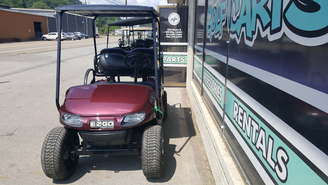 2015 Electric EZGO TXT Golf Cart with New Burgundy Body - SOLD