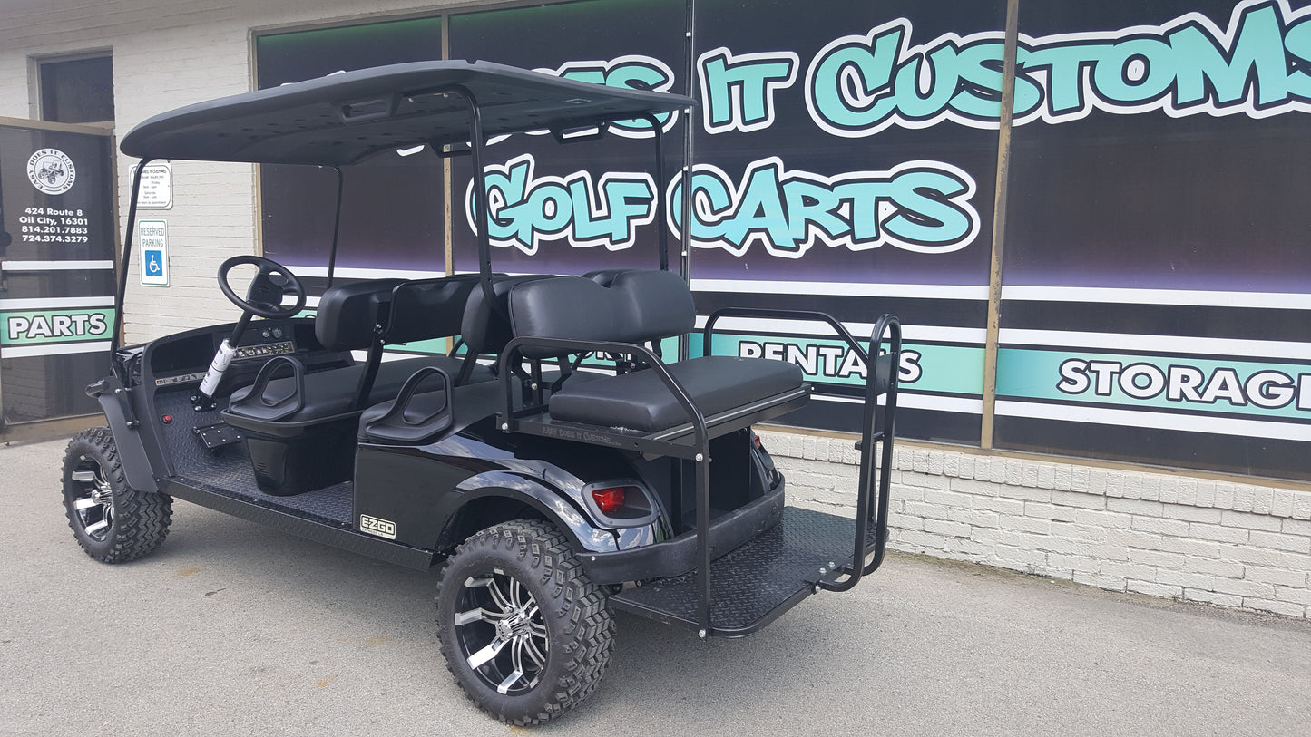 2018 Gas EZGO Golf Cart - Black 6 Passenger *SOLD*