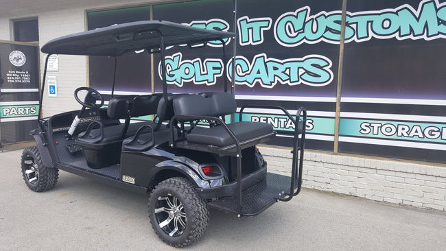 2018 Gas EZGO Golf Cart - Black 6 Passenger *SOLD*