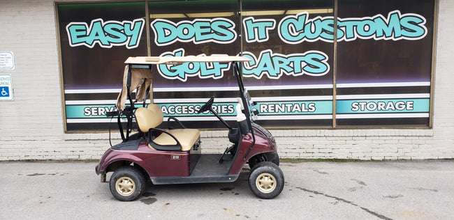 2015 GAS EZGO TXT BURGUNDY GOLF CART *SOLD*