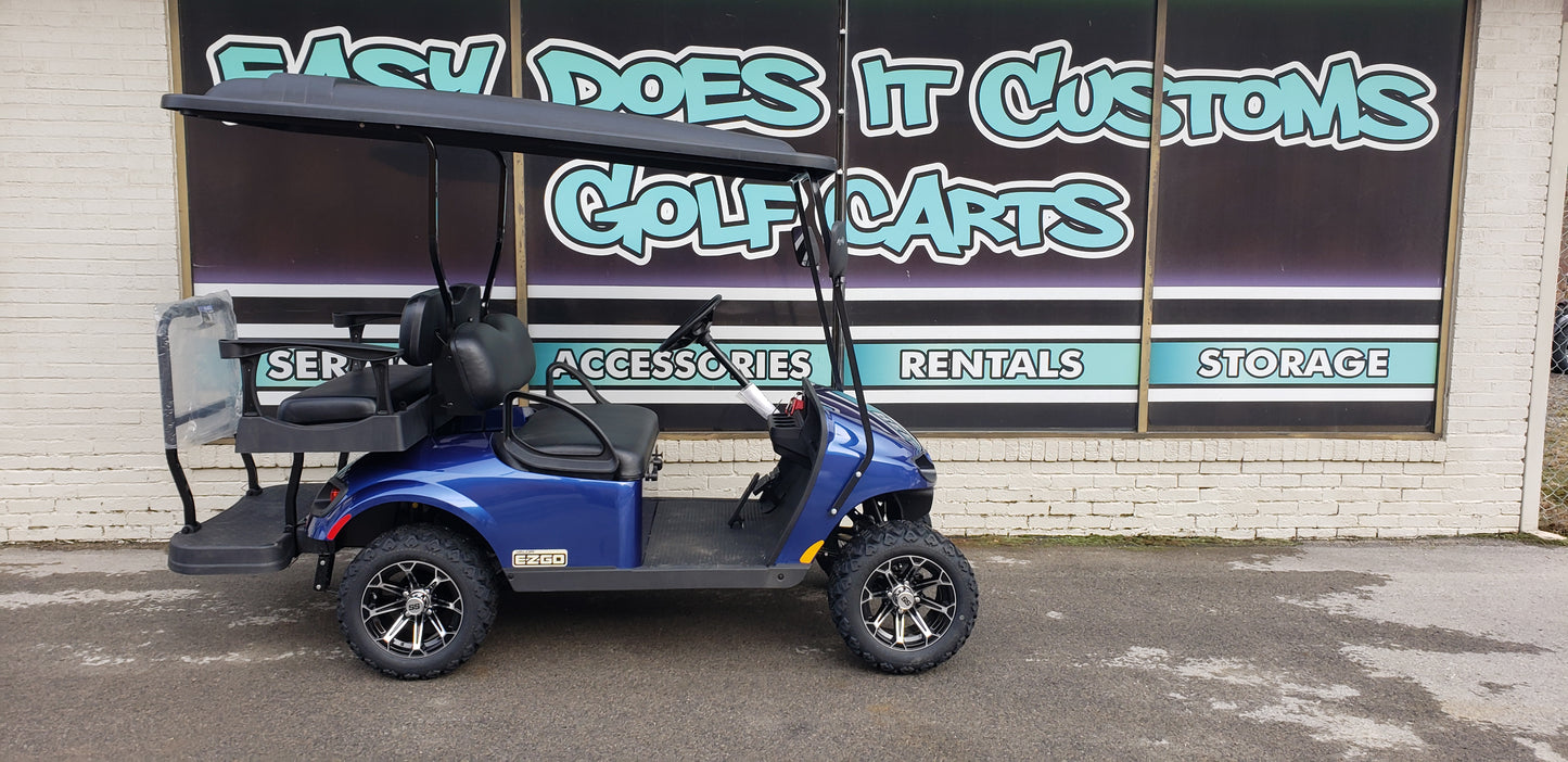 2019 GAS EZGO TXT VALOR Golf Cart - Blue *SOLD*