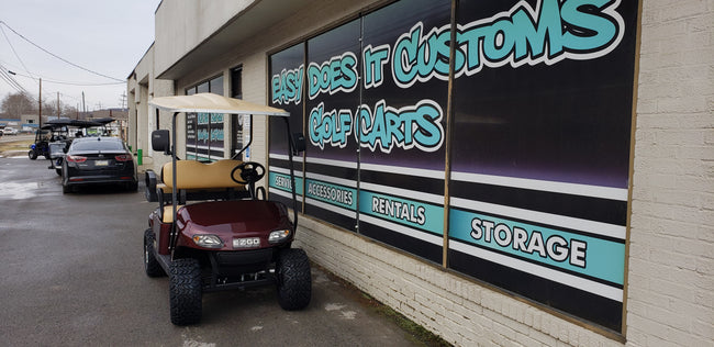 2019 EZGO TXT Valor Gas Golf Cart - Burgundy *SOLD*