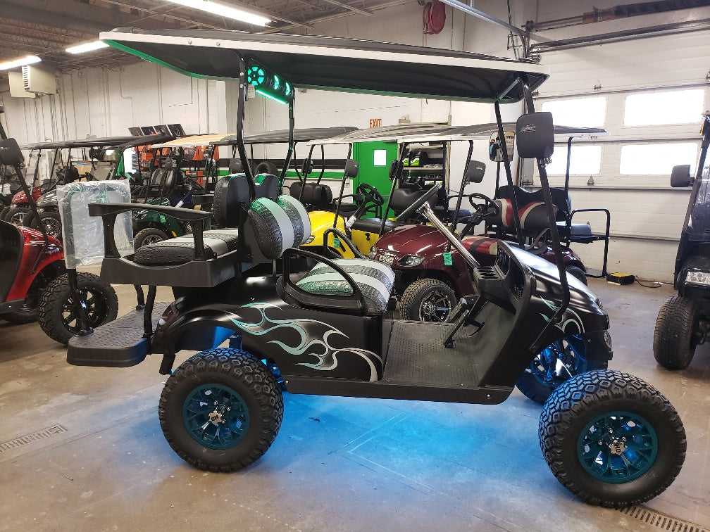 2014 EZGO TXT - Teal Tribal *SOLD*