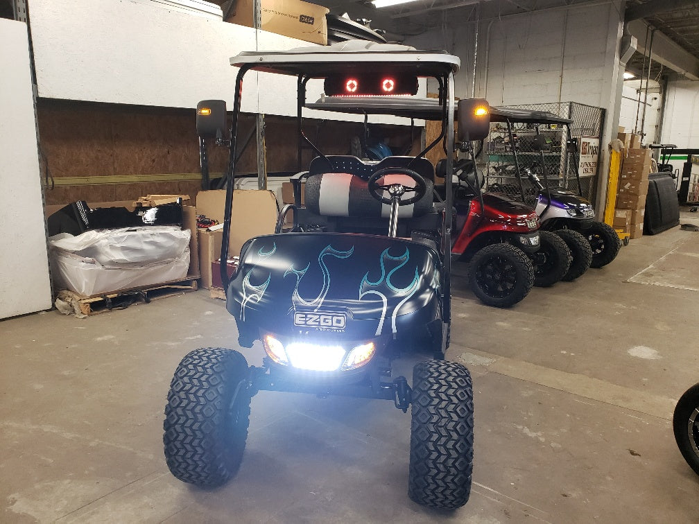 2014 EZGO TXT - Teal Tribal *SOLD*