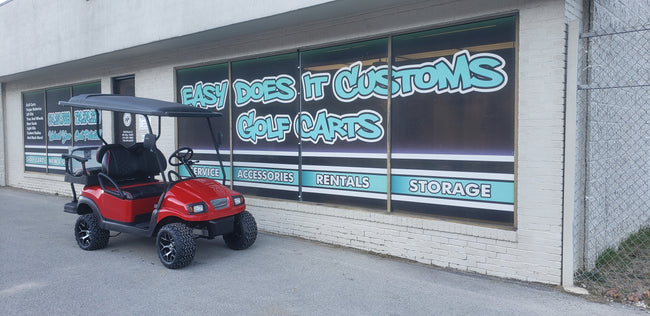 Electric Club Car Precedent Golf Cart - Red Phantom *SOLD*