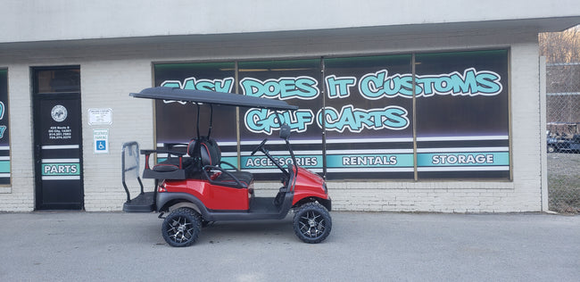 Electric Club Car Precedent Golf Cart - Red Phantom *SOLD*