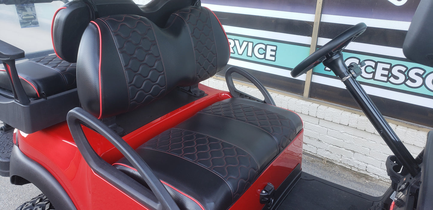 Electric Club Car Precedent Golf Cart - Red Phantom *SOLD*