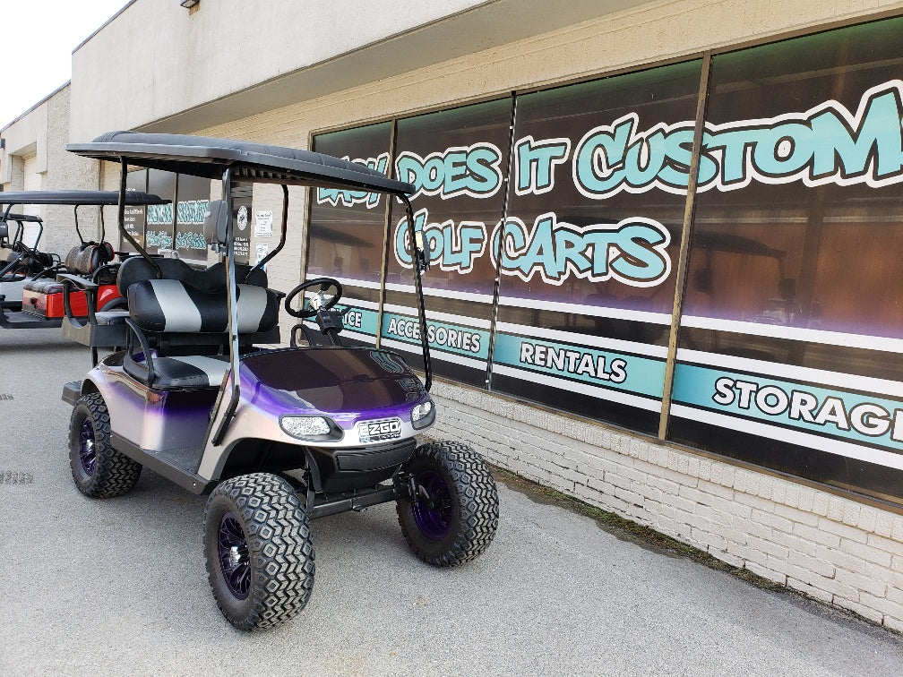 2015 EZGO TXT Electric Golf Cart - Purple Fade *SOLD*