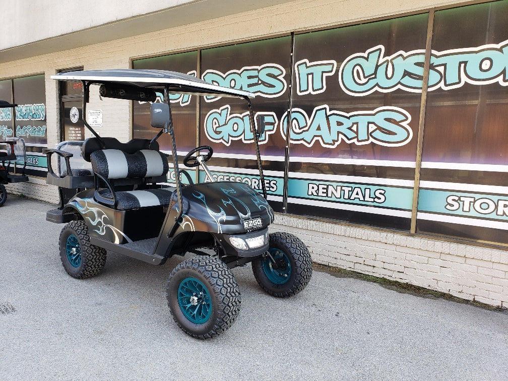 2014 EZGO TXT - Teal Tribal *SOLD*
