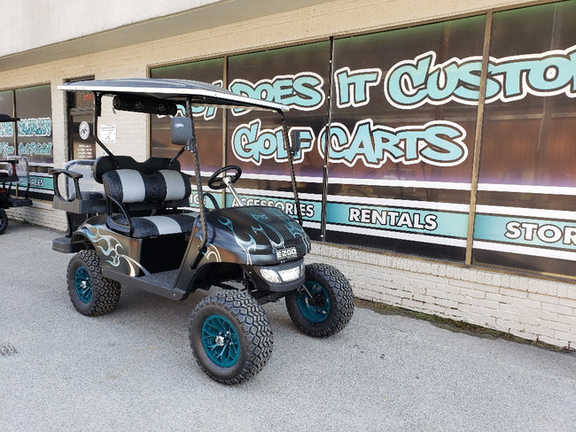 2014 EZGO TXT - Teal Tribal *SOLD*