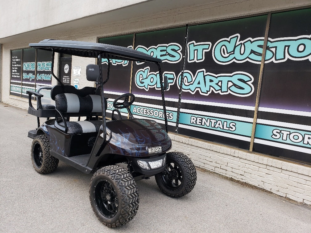 2015 EZGO TXT Golf Cart - Blue Flame *SOLD*