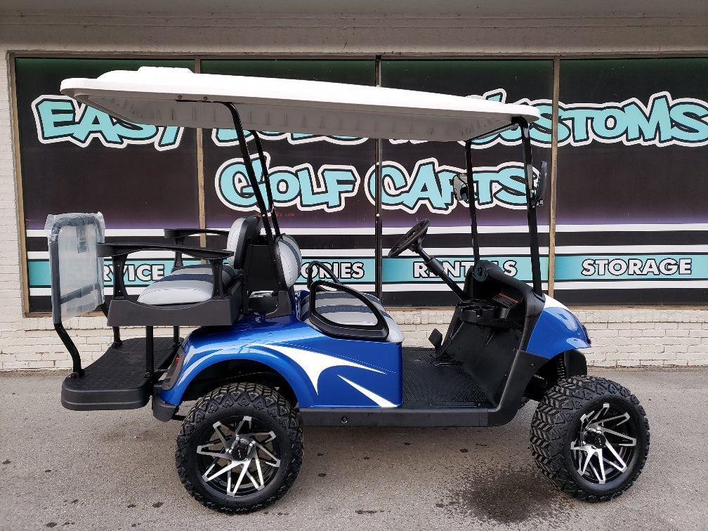 2015 EZGO RXV Golf Cart - Blue and White *SOLD*
