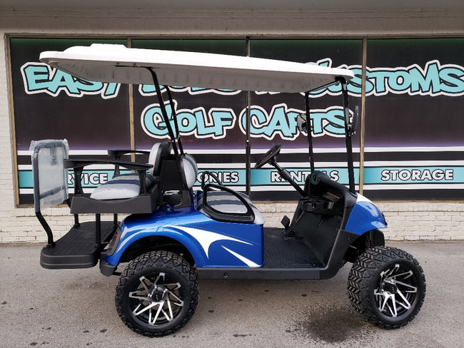 2015 EZGO RXV Golf Cart - Blue and White *SOLD*