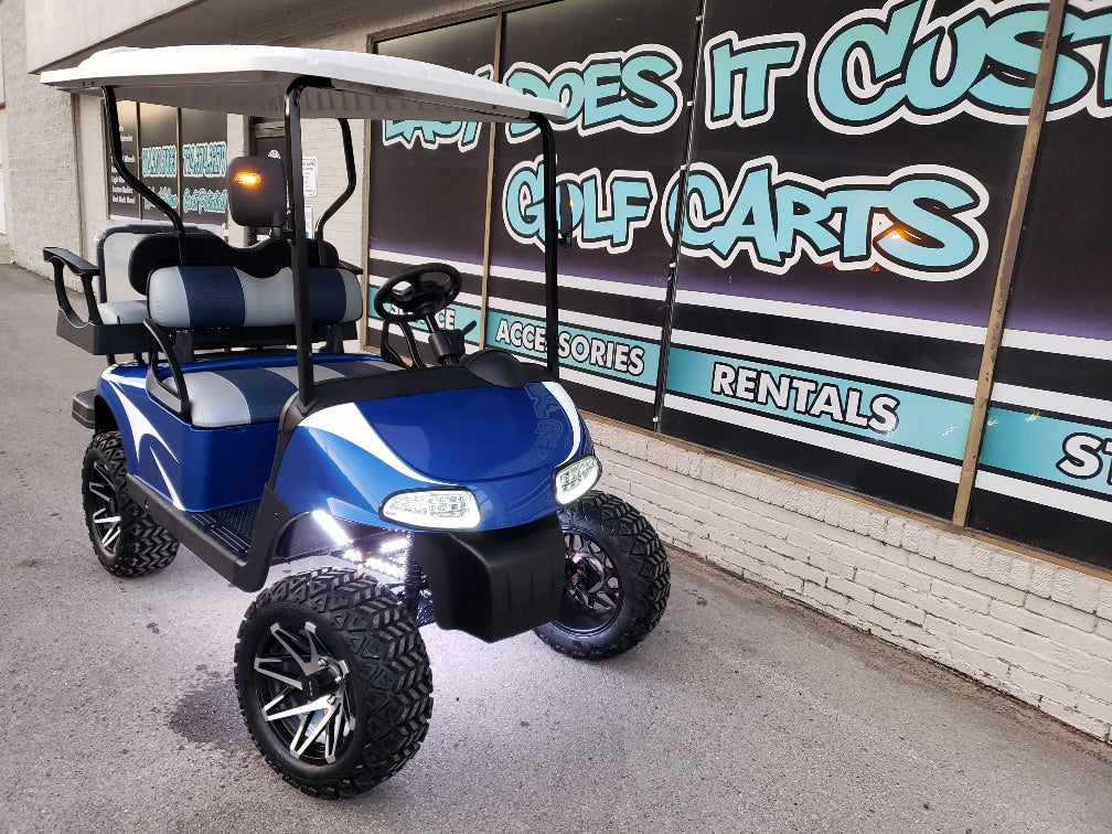 2015 EZGO RXV Golf Cart - Blue and White *SOLD*