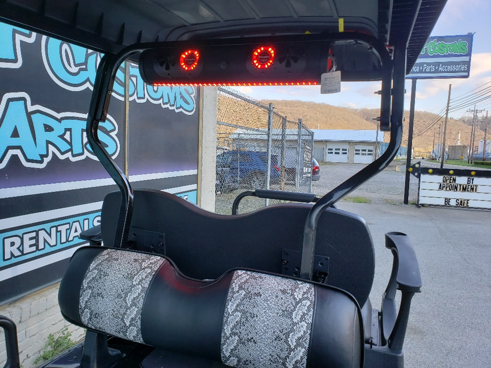 2015 Electric EZGO RXV - Black Pearl with Snake *SOLD*