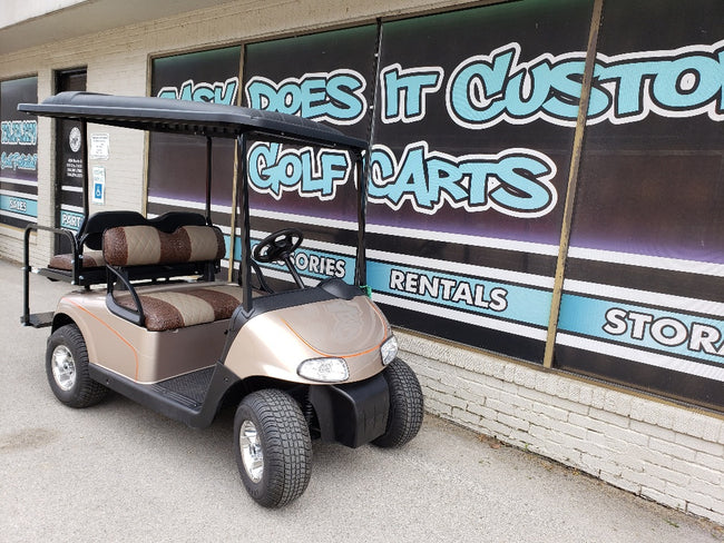 2015 EZGO RXV - Almond with Orange **SOLD**