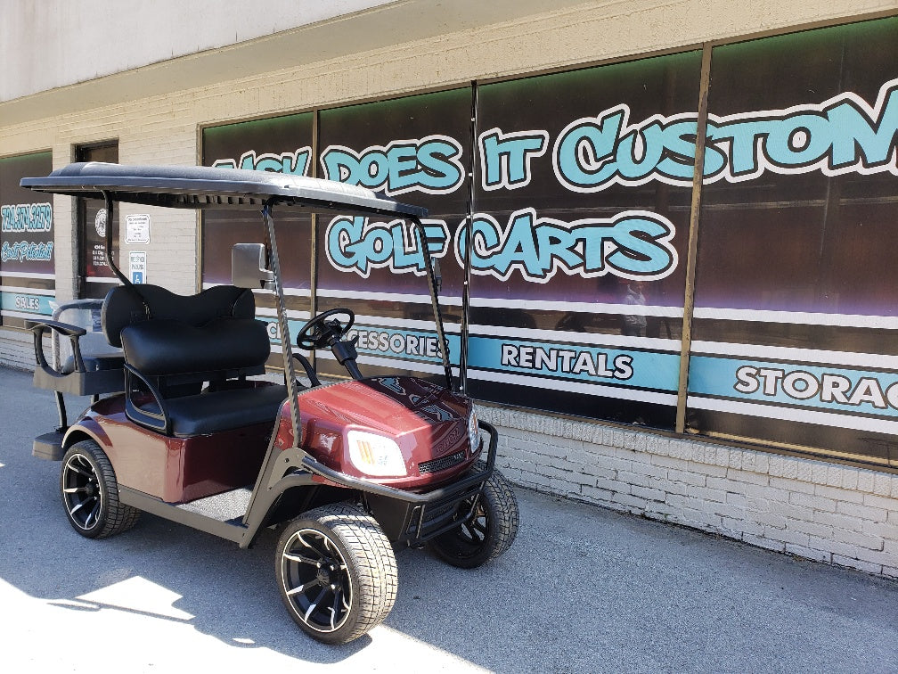 2015 Gas EZGO TXT Golf Cart- Burgundy S4 **SOLD**