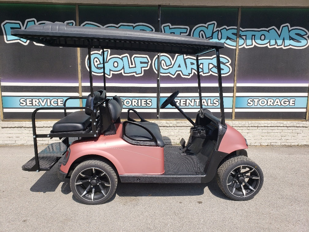 2015 EZGO RXV Golf Cart - Rose Matte