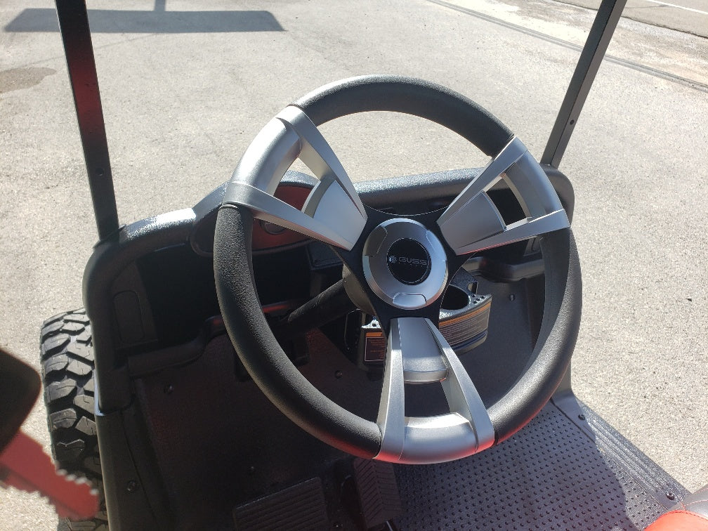 2018 EZGO RXV Golf Cart - Thin Red Line *SOLD*