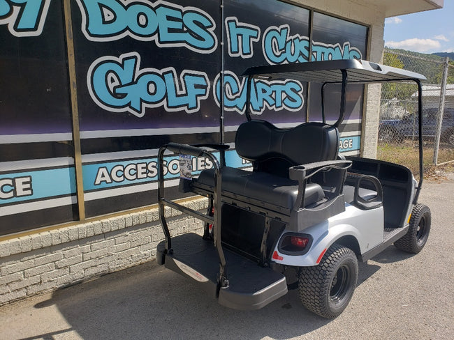 2021 EZGO Valor Ex1 Gas Golf Cart - Silver w/ Upgraded Rear Seat *SOLD*