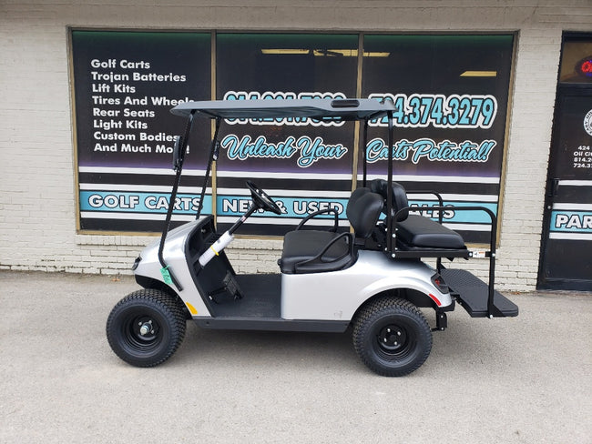 2021 EZGO VALOR EX1 GAS GOLF CART - Silver with Black Seat *SOLD*