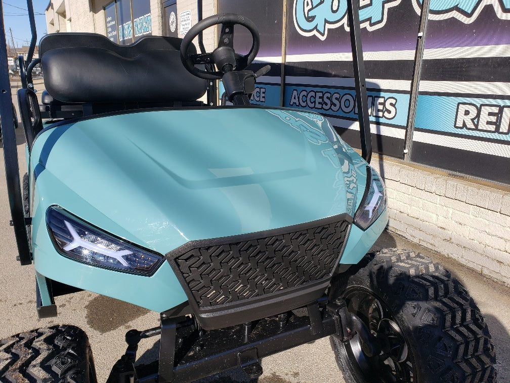 2018 Gas EZGO TXT with a Sea Foam Storm Body *SOLD*