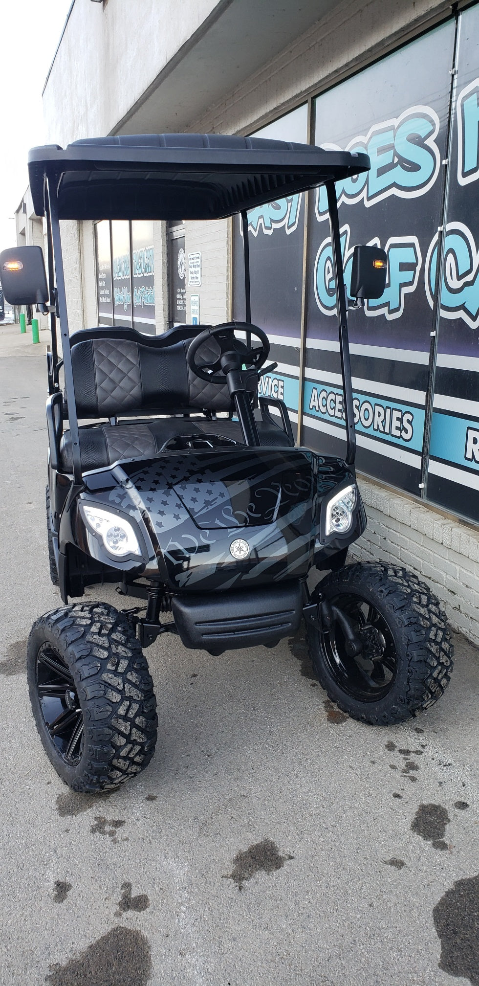 Custom Yamaha Drive Electric Golf Cart - We The People *SOLD*