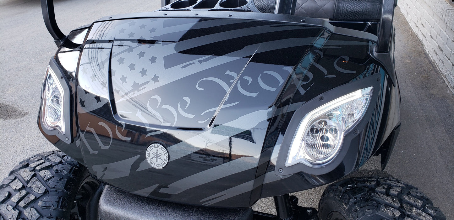 Custom Yamaha Drive Electric Golf Cart - We The People *SOLD*