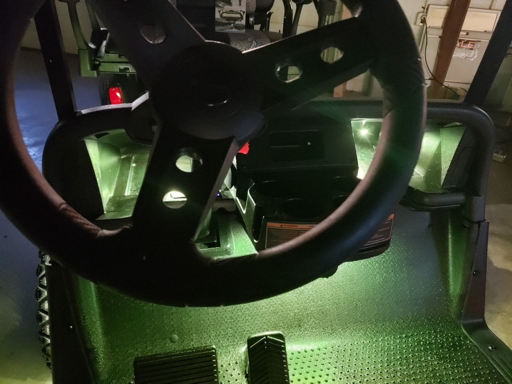 Custom EZGO RXV Electric 48v - Black and Bronze Matte *SOLD*