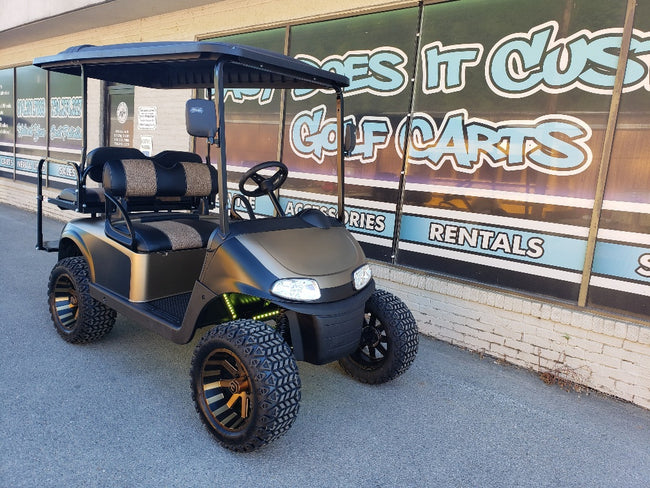 Custom EZGO RXV Electric 48v - Black and Bronze Matte *SOLD*