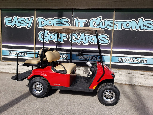 2021 EZGO Valor 48v - Red with Tan *SOLD*