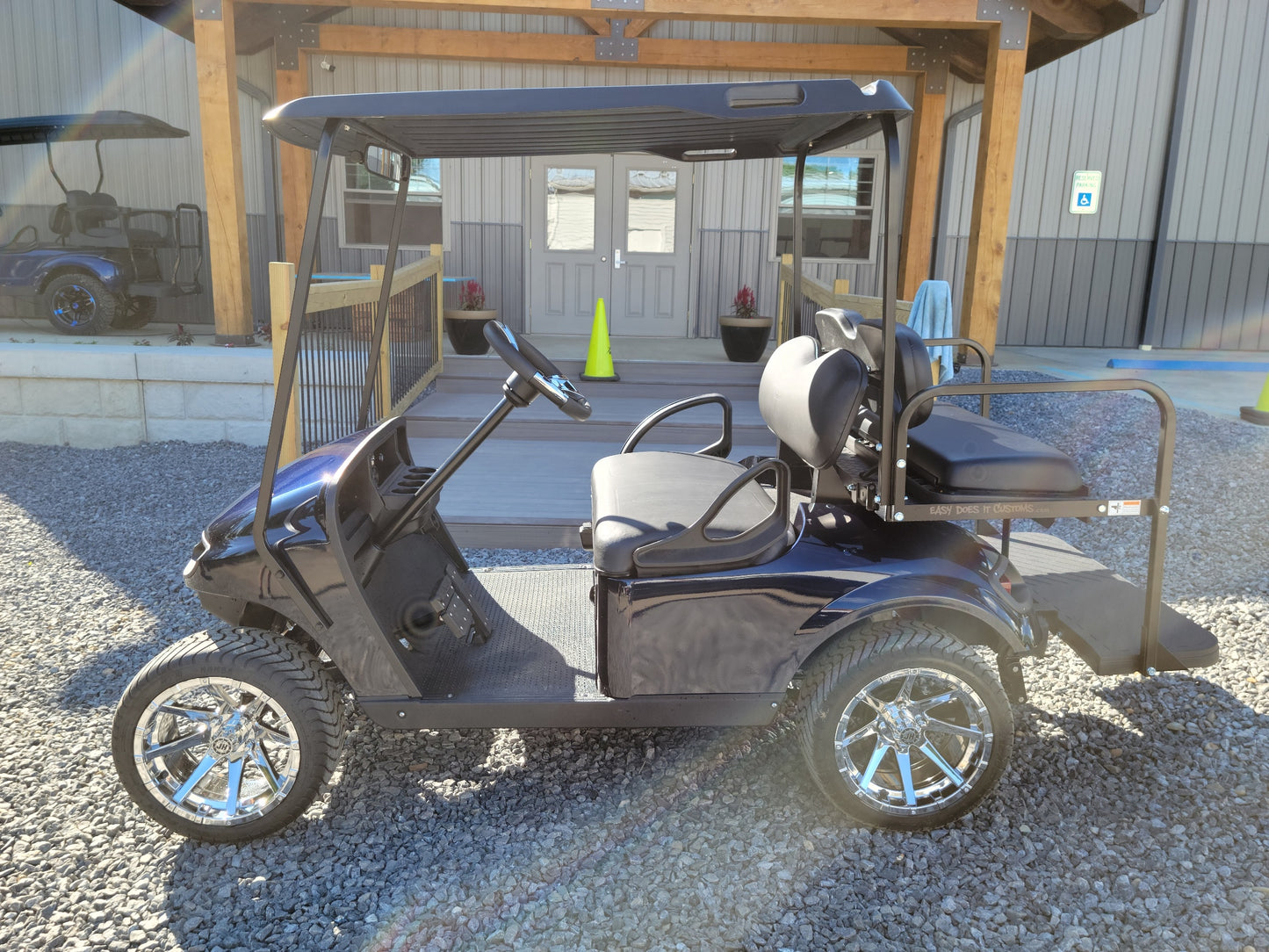 2017 EZGO TXT 48v Custom Navy Golf Cart *SOLD*
