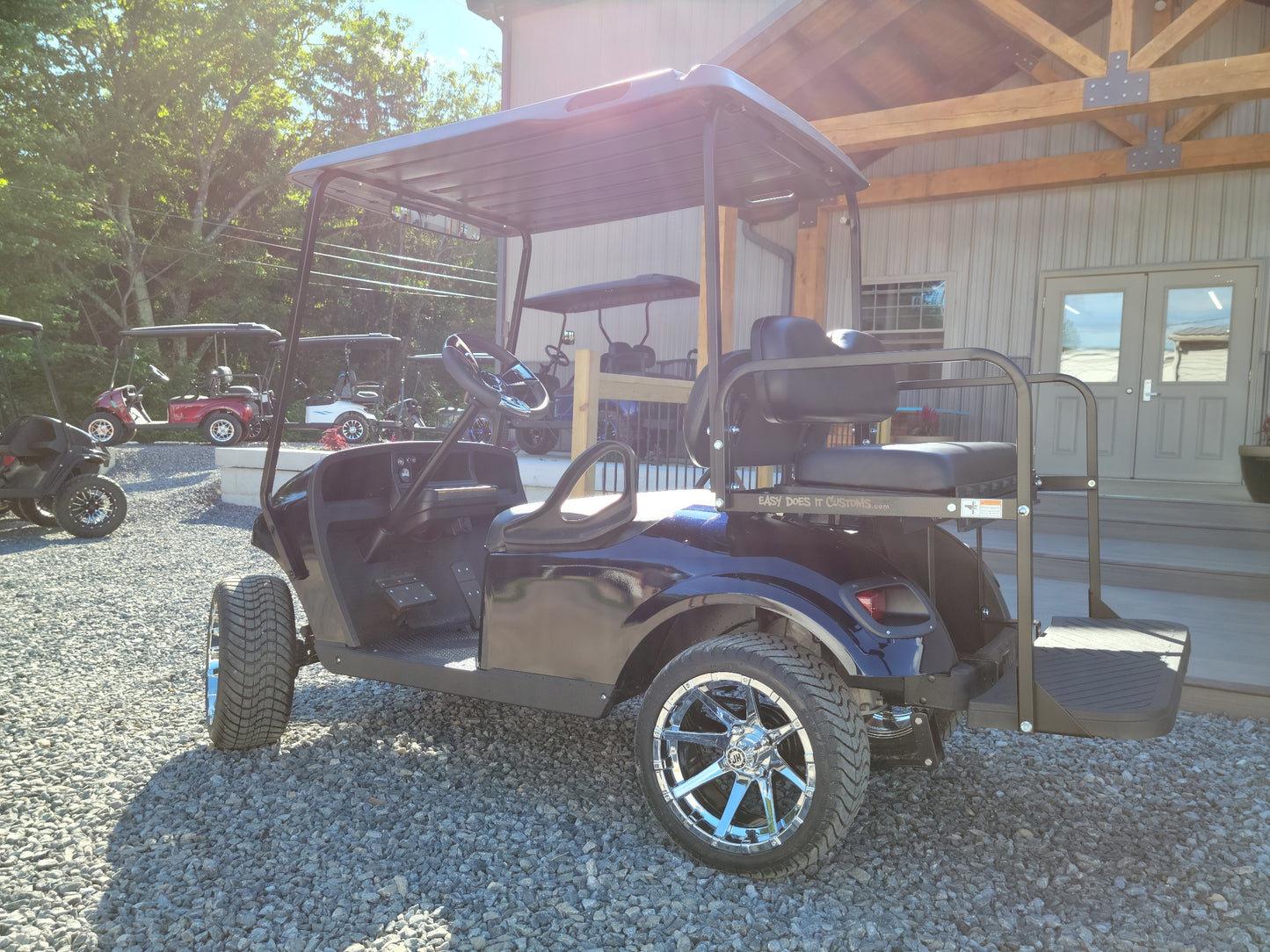 2017 EZGO TXT 48v Custom Navy Golf Cart *SOLD*