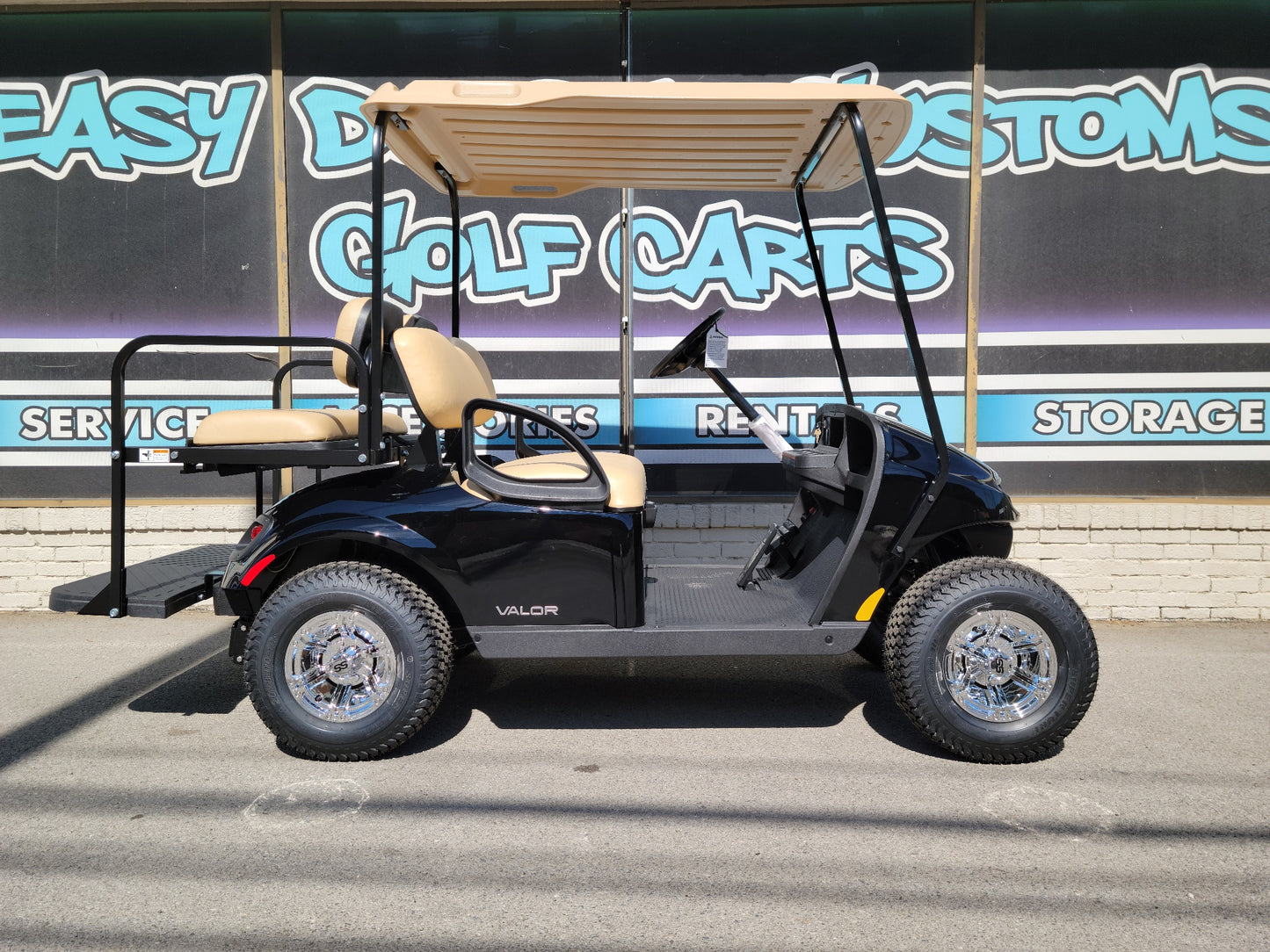 2021 EZGO Valor Electric - Black w/ Tan Seats *SOLD*