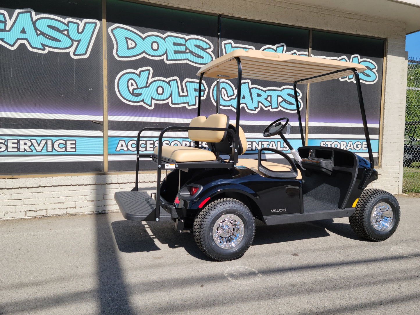 2021 EZGO Valor Electric - Black w/ Tan Seats *SOLD*