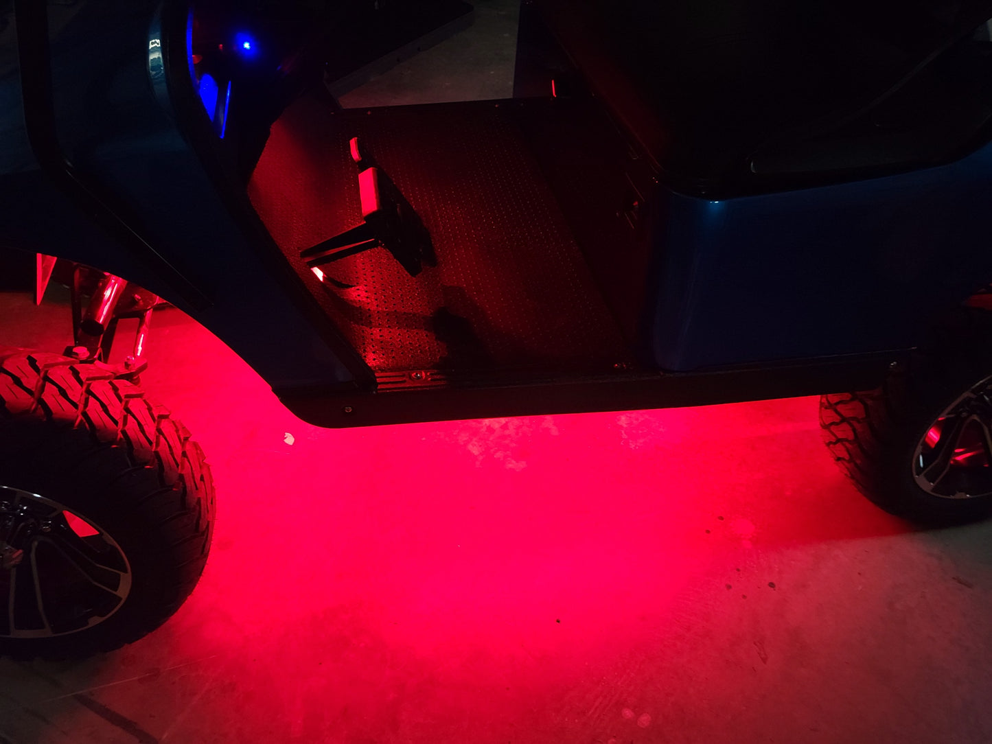 2018 EZGO TXT Gas with Custom Blue Body *SOLD*