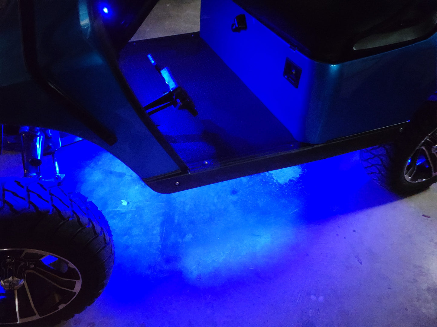 2018 EZGO TXT Gas with Custom Blue Body *SOLD*