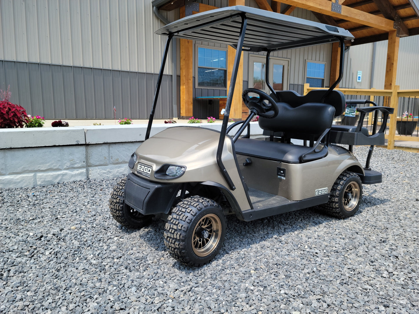 2018 Gas EZGO TXT with Upgraded Rear Flip Seat *SOLD*