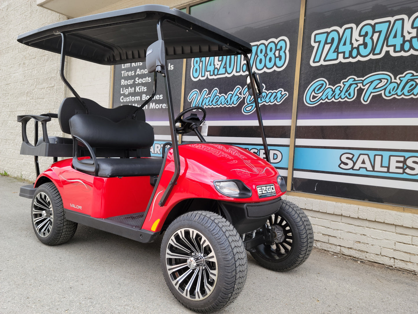 2021 EZGO Valor Electric with Custom 14in Wheels *SOLD*