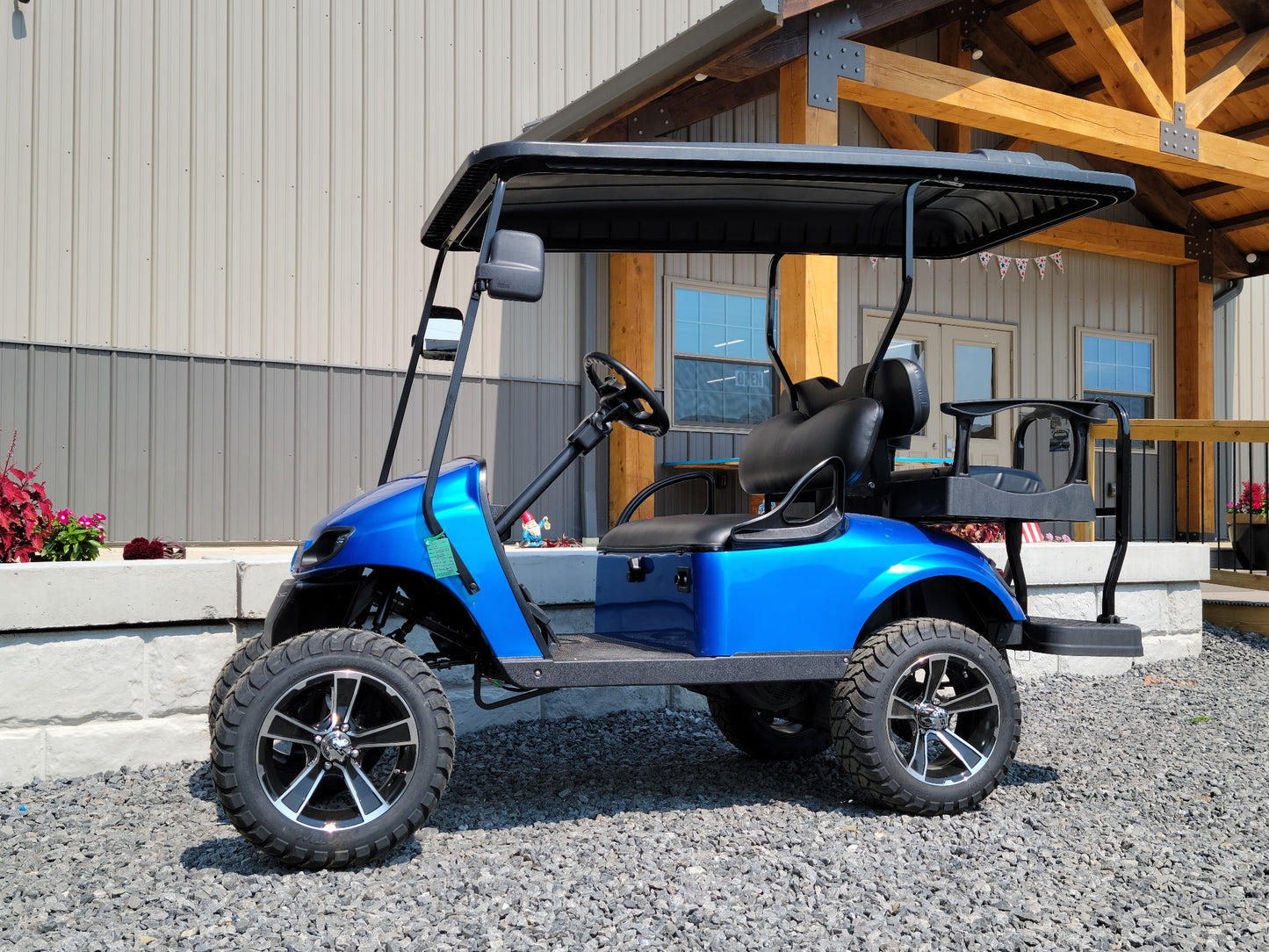 2018 EZGO TXT Gas with Custom Blue Body *SOLD*