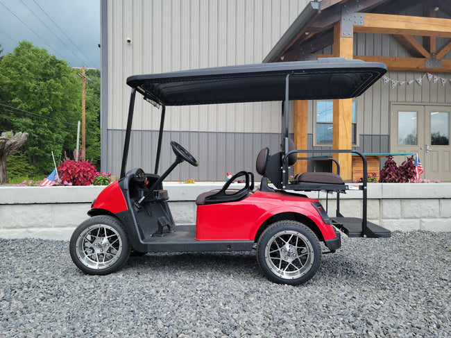 2017 Electric EZGO RXV Red with Custom Seats *SOLD*