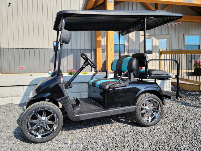 2017 EZGO RXV Electric - Black and Teal *SOLD*