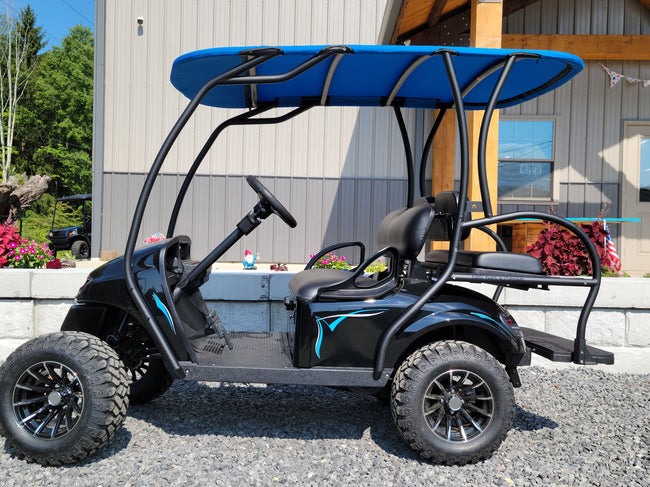 2018 Gas EZGO TXT Black with Blue *SOLD*