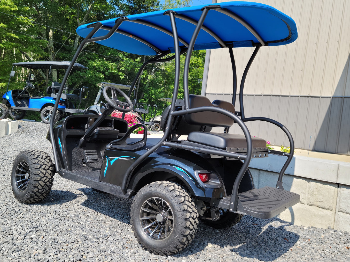 2018 Gas EZGO TXT Black with Blue *SOLD*