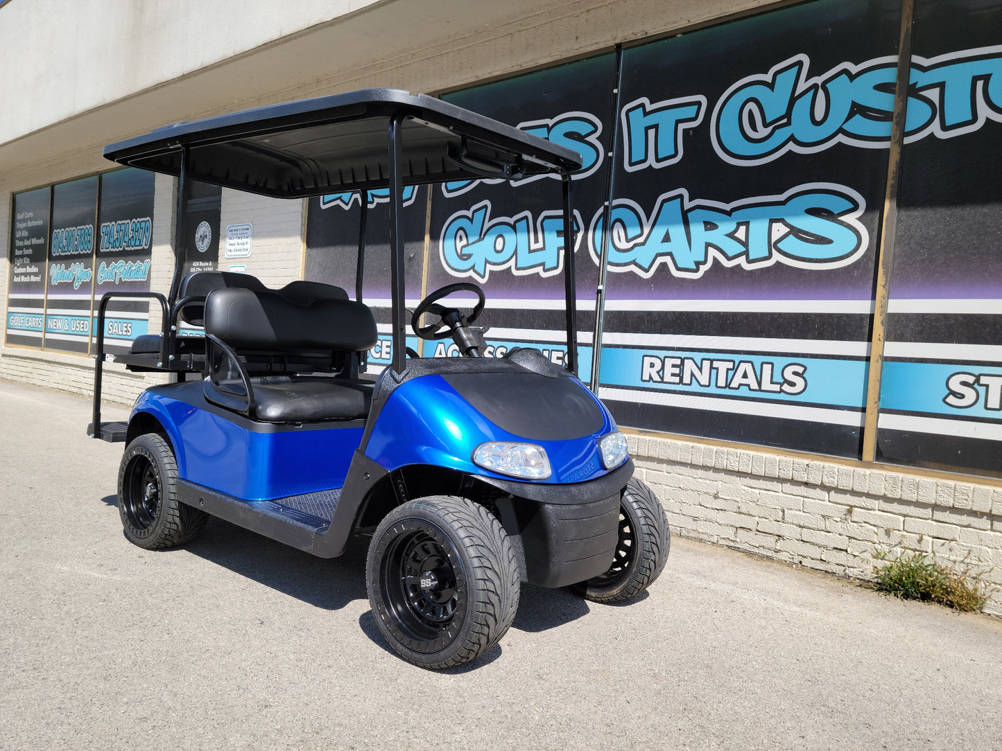 2017 Electric EZGO RXV - Blue w/ Matte Black *SOLD*