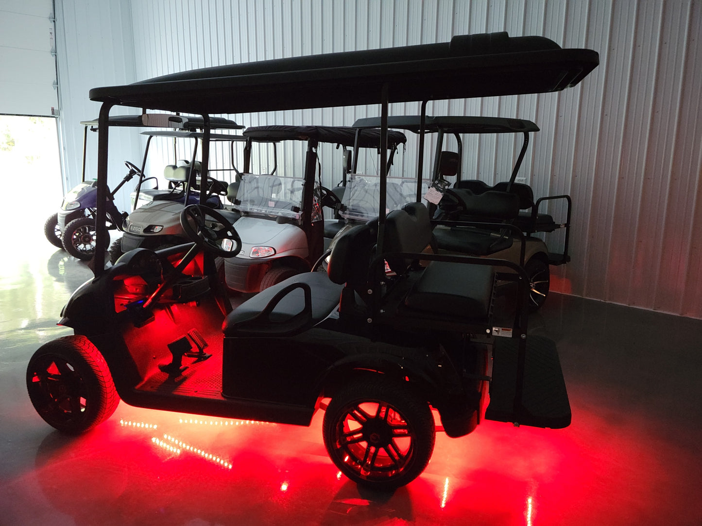 EZGO RXV Electric 48v - Black and Red *SOLD*