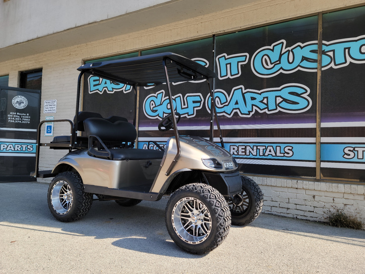2018 Gas EZGO TXT - Almond Body w/ Lift Kit *SOLD*
