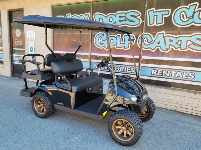 2022 EZGO Valor 48v Golf Cart - Black with Custom Wheels *SOLD*