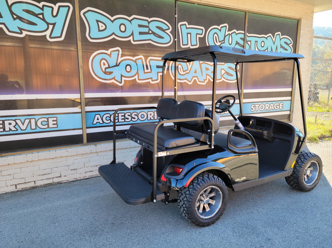 2022 EZGO Valor 48v Golf Cart - Black with Gunmetal Custom Wheels *SOLD*