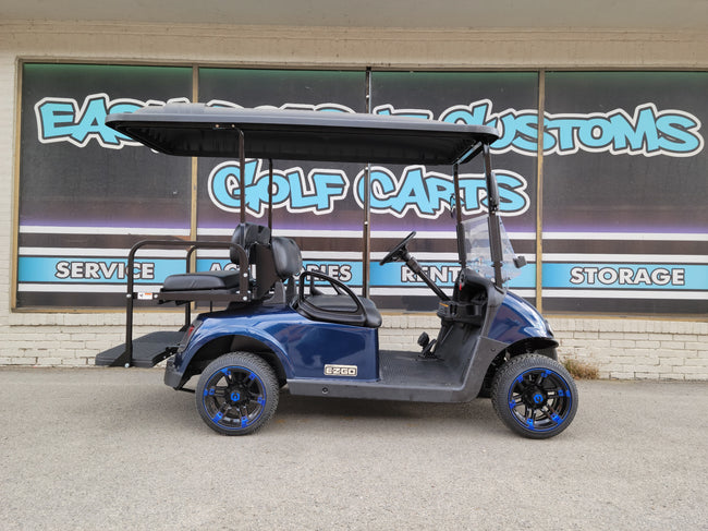 2018 Electric EZGO RXV Golf Cart Custom Wheels *SOLD*